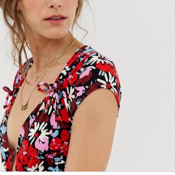 NWT Free People Key To Your Heart Mini Dress S - Picture 2 of 15